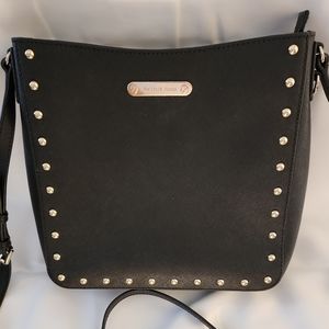 Michael Kors Jet Set Tote Black Leather Studded Bag